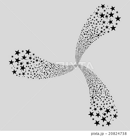 Star Salute Swirl With Three Petals 20824738