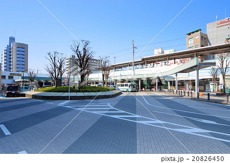 武蔵野線 北朝霞駅 東口駅前風景 朝霞台駅 北口 の写真素材 6450