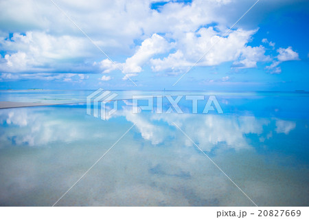 Luxury infinity swimming pool in the tropical 20827669