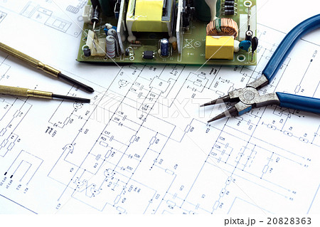 Printed circuit board and tools. 20828363