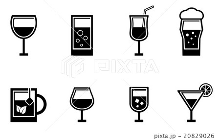 black glasses set 20829026