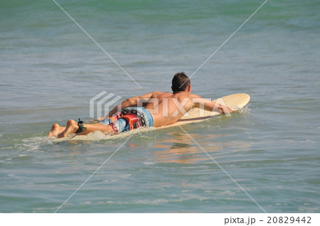 Sports012：サーフィン＠USA＞Hawaii＞Kauai島＞Kealia Beach 20829442