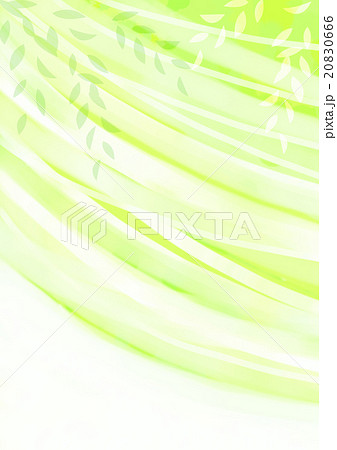 緑の風 背景素材のイラスト素材 0666