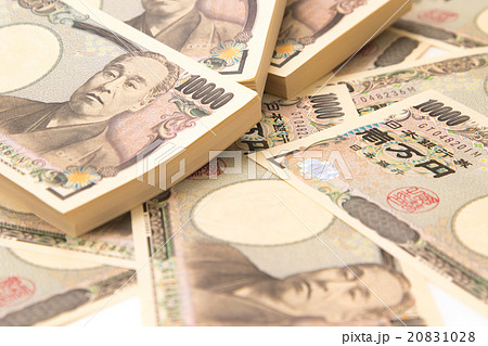 お金　大金　札束　副業　本職　金融　経済　一万円札　1万円札　壱萬円札　日本円　100万円　百万円 20831028