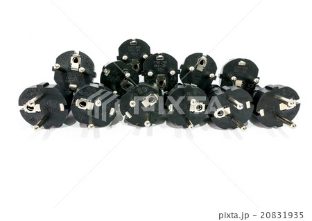Group of male power plug. 20831935