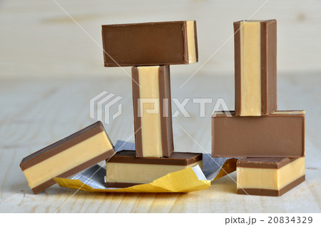 Stack of Chocolate Candies 20834329