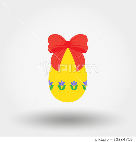 Easter egg with bow. 20834719