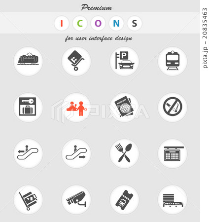 Train station symbols Train station symbols 20835463