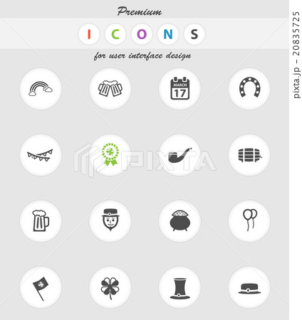 St Patricks day simply icons St Patricks day simply icons 20835725