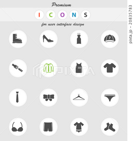 Clothes simply icons Clothes simply icons 20835783