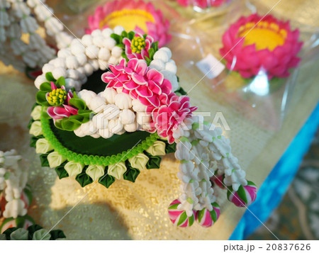 Thai garland colorful flower "Phuang Malai" Thai garland colorful flower "Phuang Malai" 20837626