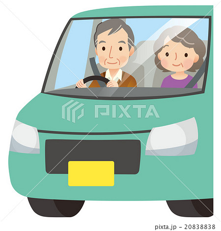 車の運転をする高齢者のイラスト素材 20838838 Pixta