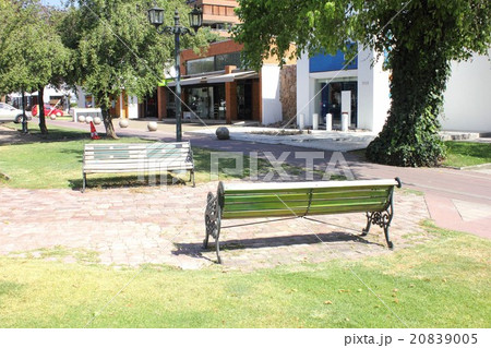 南米チリの首都サンチアゴの山の手、ビタクラ地区の街並み 20839005