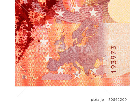 New ten euro banknote, close-up 20842200