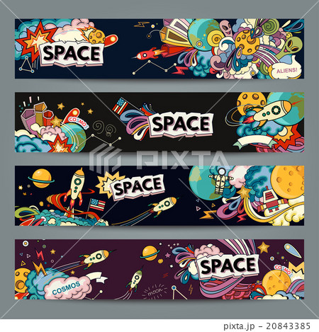 Space cartoon style Space cartoon style 20843385