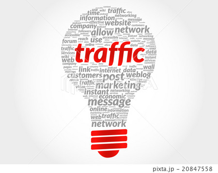 Traffic bulb word cloud 20847558