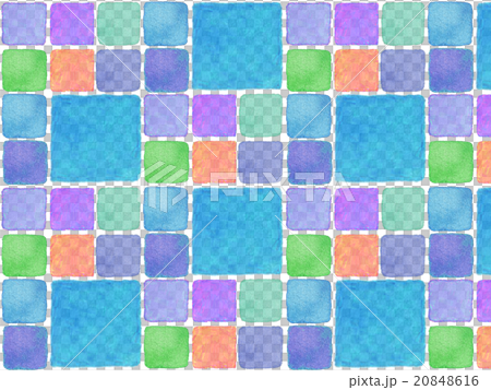 涼しい 模様 冷たい 背景素材 かわいい モダン柄 背景イラスト イラスト テクスチャー 夏 タイルのイラスト素材 20848616 Pixta