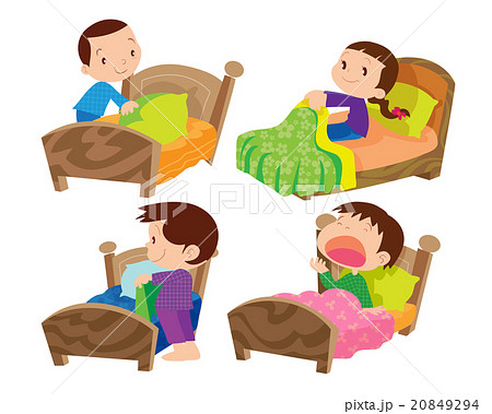 children and bed 20849294