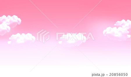空 ピンク 風景 背景 のイラスト素材