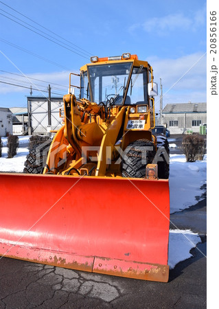 待機中の除雪車 待機中の除雪車 20856166