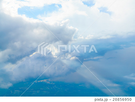 Blue sky with clouds 20856950