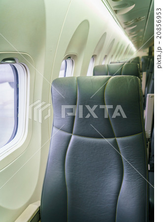 Airplane seats in the cabin 20856953