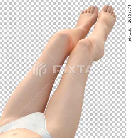 理想的な女性の脚 ボディーパーツ　perming 3DCG イラスト素材 20858574