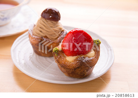カスタードパイのケーキ 20858613