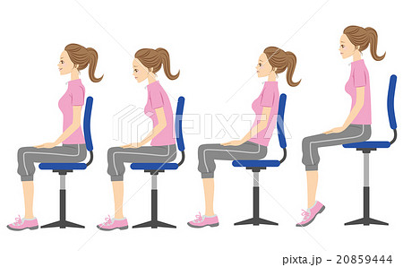 椅子に座る イラスト 横 Amrowebdesigners Com
