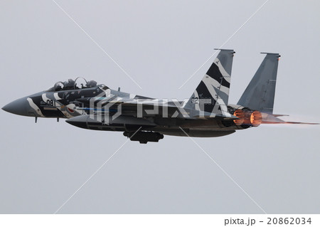 航空自衛隊　　戦闘機　離陸　F-15DJ アグレッサー 20862034