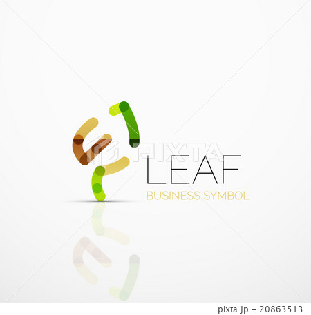 Vector abstract logo idea, eco leaf, nature plant Vector abstract logo idea, eco leaf, nature plant 20863513