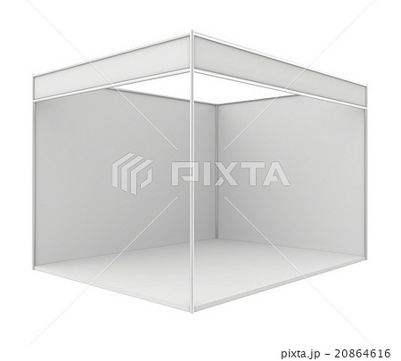 Blank trade exhibition stand 20864616