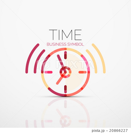 Vector abstract logo idea, time concept or clock Vector abstract logo idea, time concept or clock 20866227