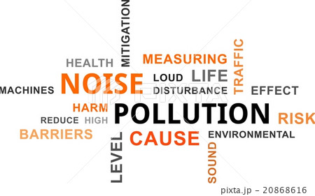 word cloud - noise pollution 20868616