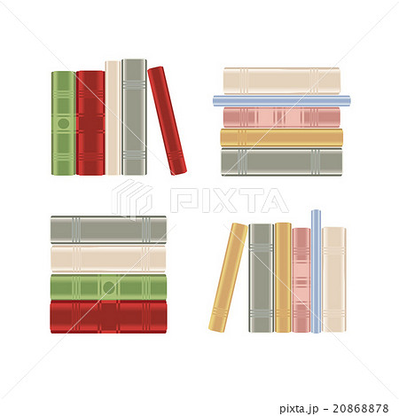 Set of books on a book shelf rastered Set of books on a book shelf rastered 20868878