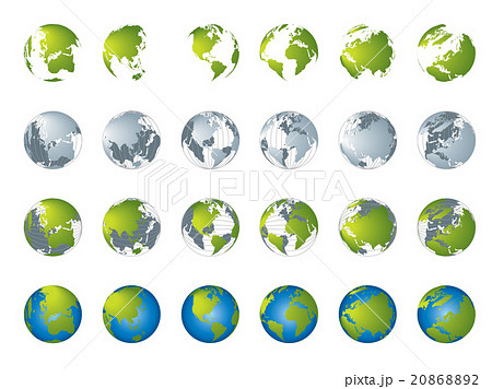 World map, 3D globe series 20868892