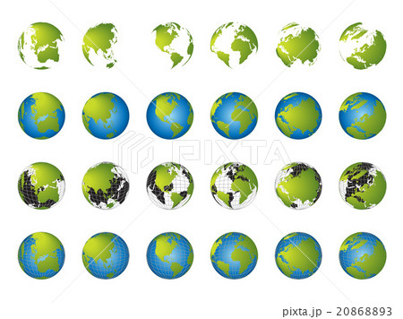 World map, 3D globe series 20868893