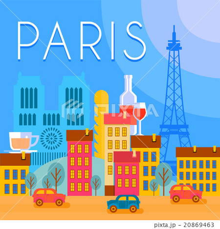Paris Vector City Background Paris Vector City Background 20869463