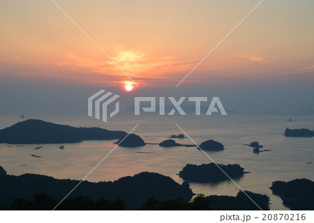 九十九島の夕日 20870216