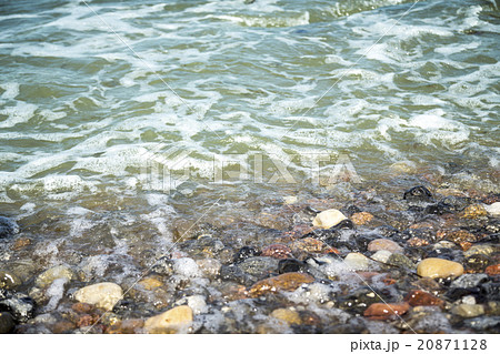 stony beach and ocean water 20871128