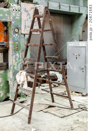 Ladder in industrial interior Ladder in industrial interior 20871683
