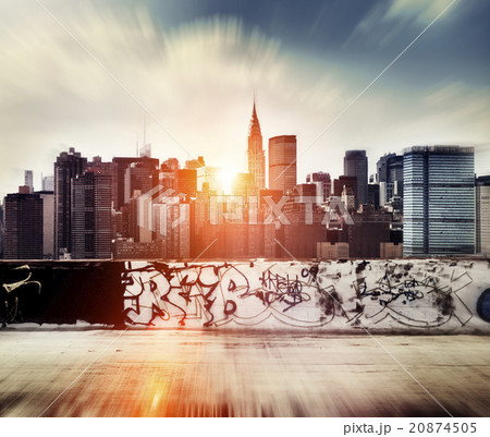 Cityscape Downtown Skyline Urban Scene Concept 20874505