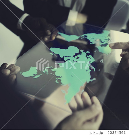 Business Team Global Business Planning Working Concept 20874561