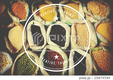 Diverse Multi Colored Legume Bean Sack Market Diverse Multi Colored Legume Bean Sack Market 20874594