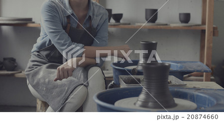 Craftsman Artist Pottery Skill Workshop Concept Craftsman Artist Pottery Skill Workshop Concept 20874660