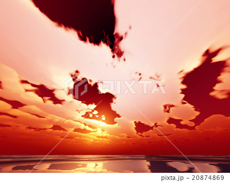 風と雲と海と 20874869