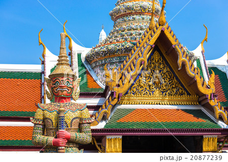 Giant statue in Thailand grand palace 20877239