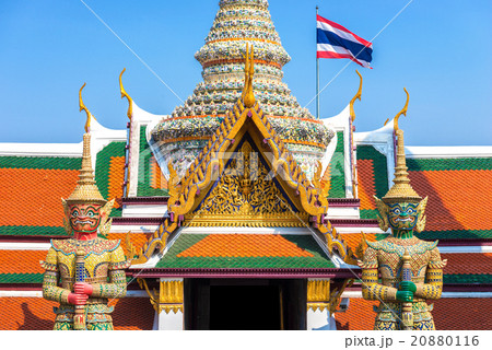 Giant statue in Thailand grand palace 20880116