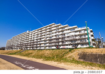 青空と集合住宅 20881037