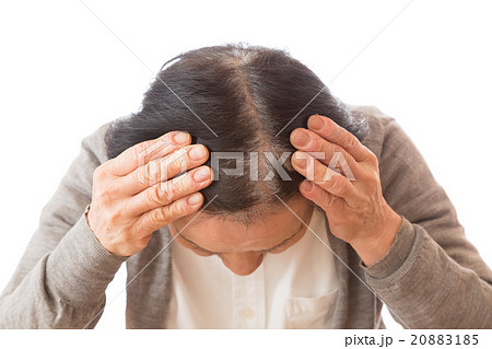 シニア女性の頭髪 シニア女性の頭髪 20883185